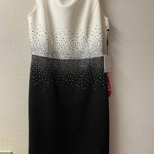 COPY - Black and white calvin klein dress